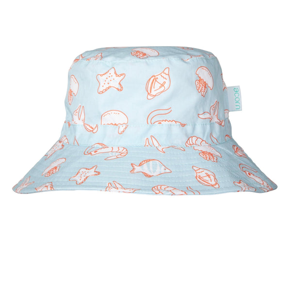 Marine Friends Wide Brim Bucket Hat - Acorn Kids Accessories
