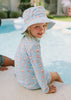 Marine Friends Wide Brim Swim Bucket Hat - Acorn Kids Accessories