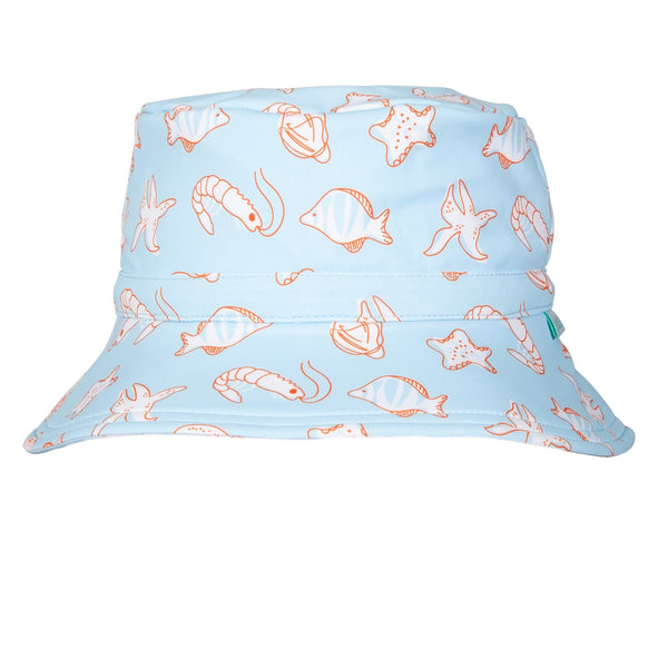 Marine Friends Wide Brim Swim Bucket Hat - Acorn Kids Accessories