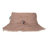 Mocha Frayed Bucket Hat - Adult - Acorn Kids Accessories