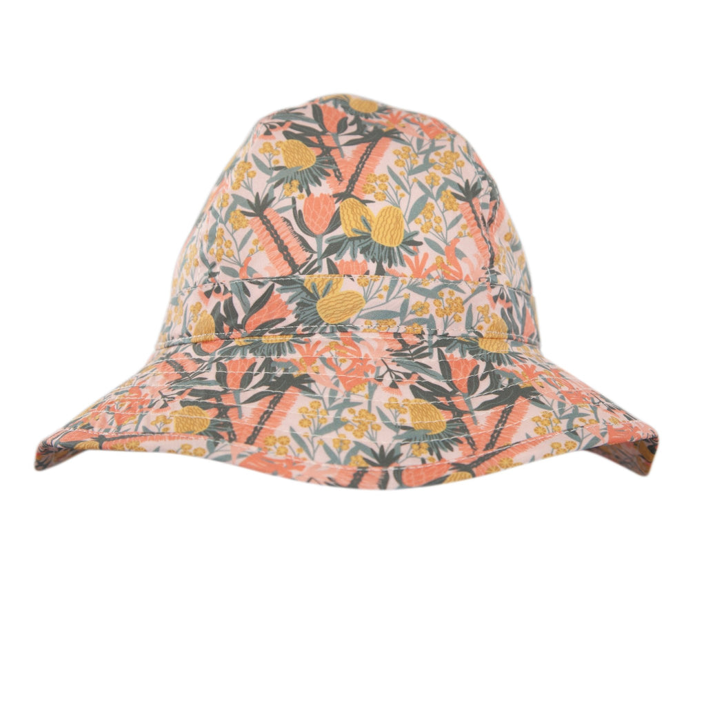 Native Blooms Wide Brim Infant Hat - Acorn Kids Accessories