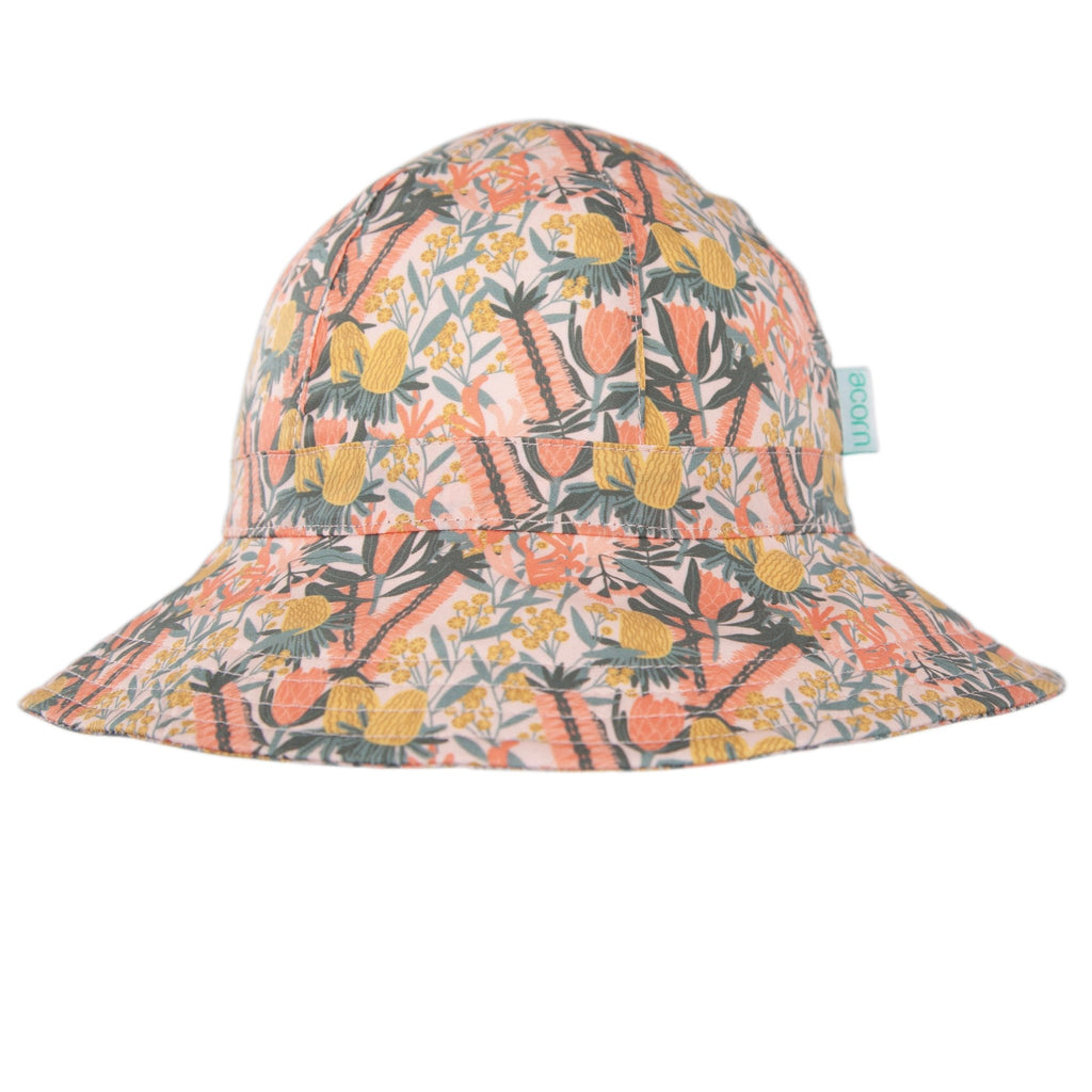 Native Blooms Wide Brim Sunhat - Acorn Kids Accessories