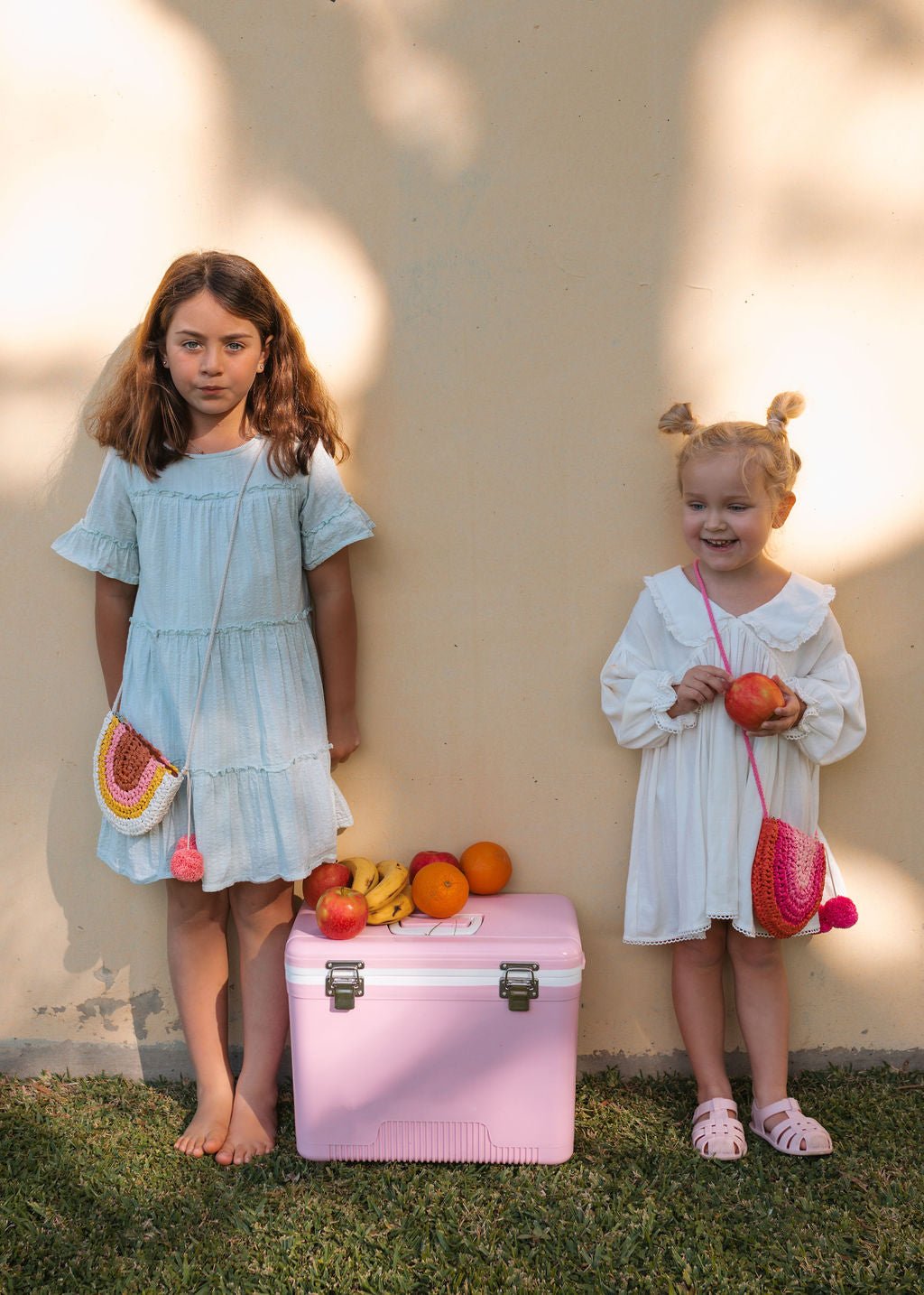 Natural Rainbow Straw Bag - Acorn Kids Accessories