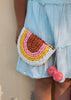 Natural Rainbow Straw Bag - Acorn Kids Accessories