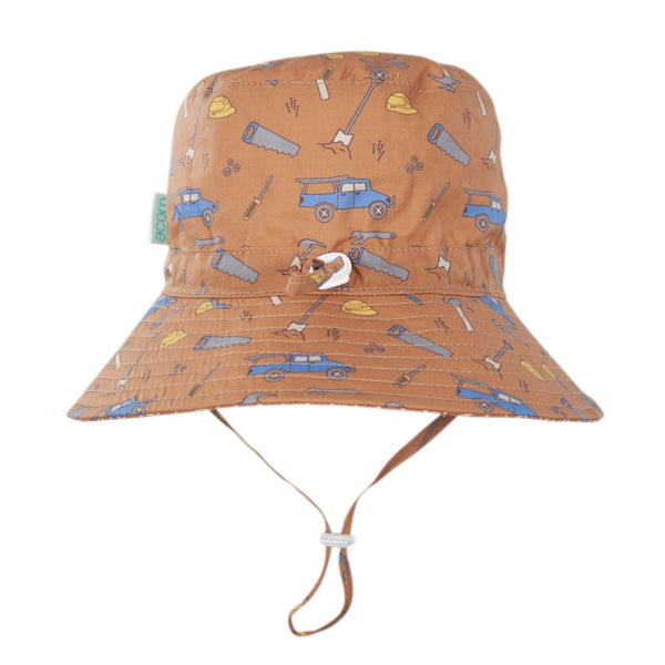 On The Tools Wide Brim Bucket Hat - Acorn Kids Accessories