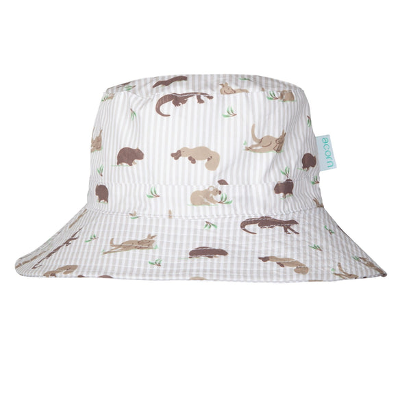 Outback Pals Wide Brim Bucket Hat - Acorn Kids Accessories