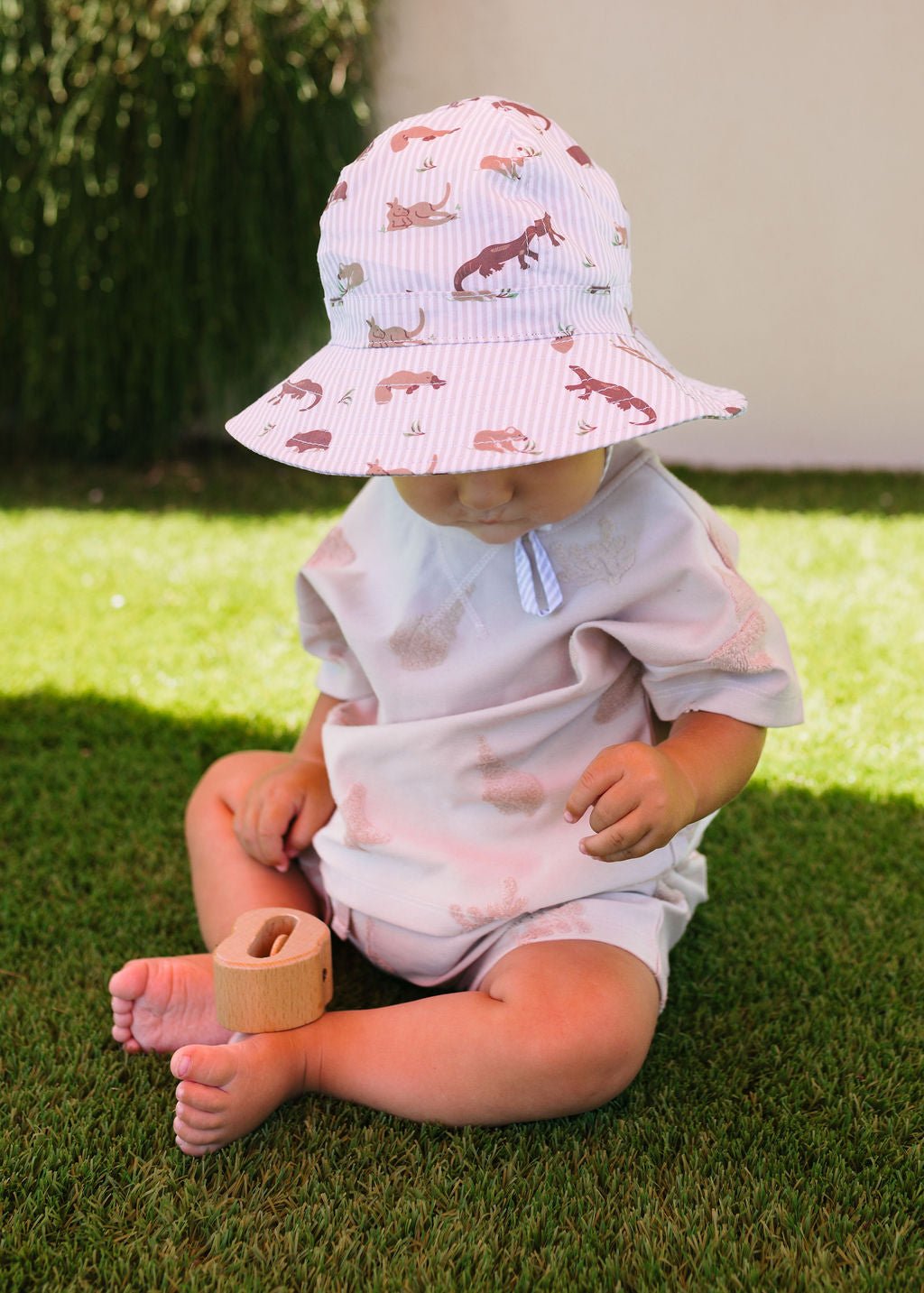 Outback Pals Wide Brim Infant Hat - Acorn Kids Accessories