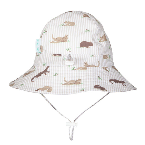 Outback Pals Wide Brim Infant Hat - Acorn Kids Accessories
