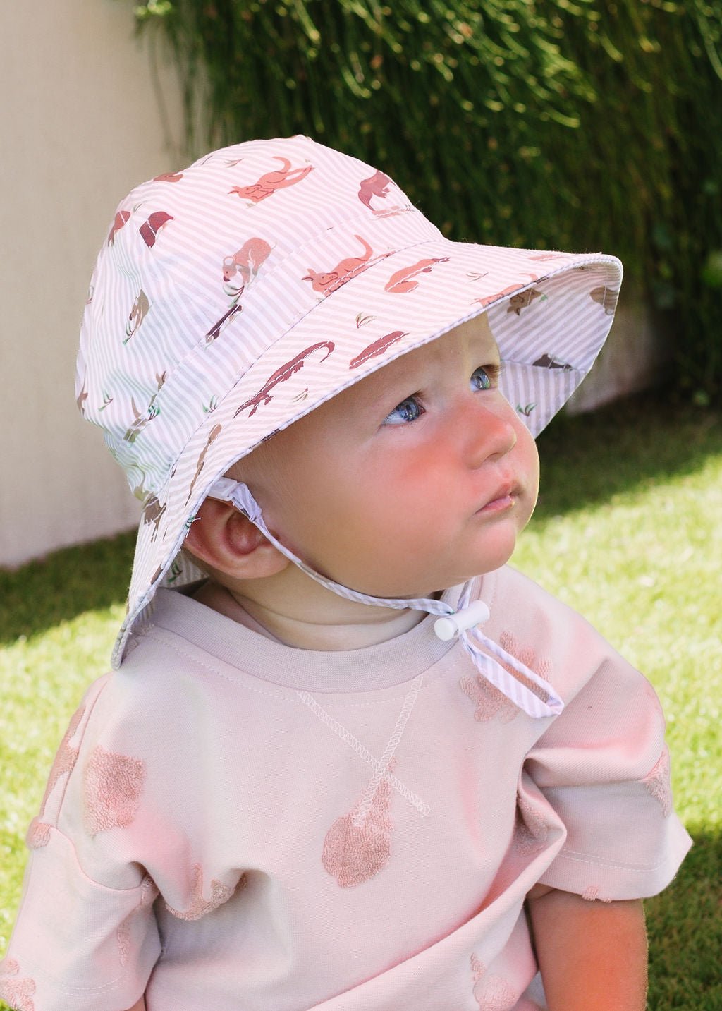 Outback Pals Wide Brim Infant Hat - Acorn Kids Accessories