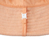 Peach Terry Towelling Bucket Hat - Acorn Kids Accessories