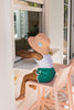 Peach Terry Towelling Bucket Hat - Acorn Kids Accessories