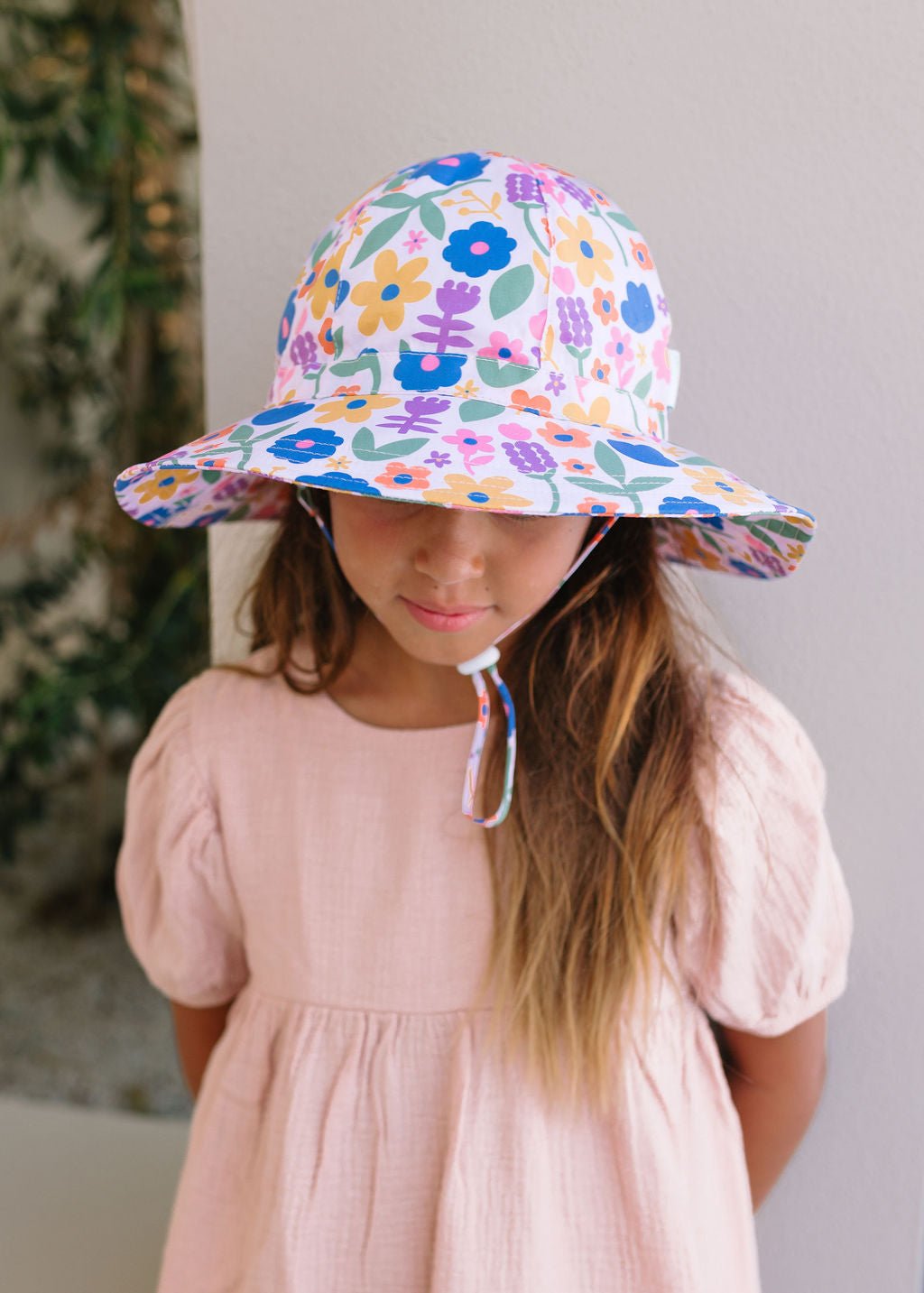 Petal Pop Wide Brim Sunhat - Acorn Kids Accessories