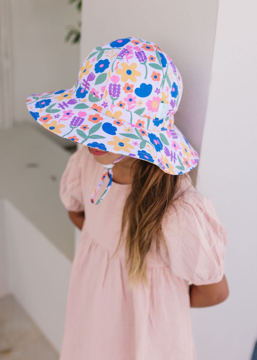 Petal Pop Wide Brim Sunhat - Acorn Kids Accessories