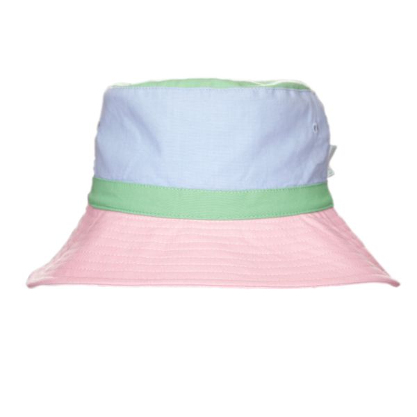 Pink Colour Block Wide Brim Bucket Hat - Acorn Kids Accessories