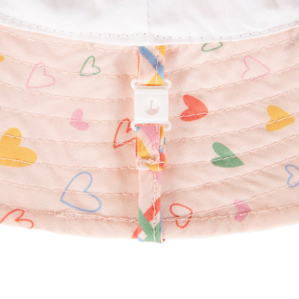 Pink Picnic Wide Brim Bucket Hat - Acorn Kids Accessories