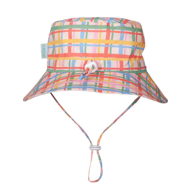 Pink Picnic Wide Brim Bucket Hat - Acorn Kids Accessories