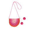 Pink Rainbow Straw Bag - Acorn Kids Accessories