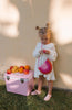 Pink Rainbow Straw Bag - Acorn Kids Accessories