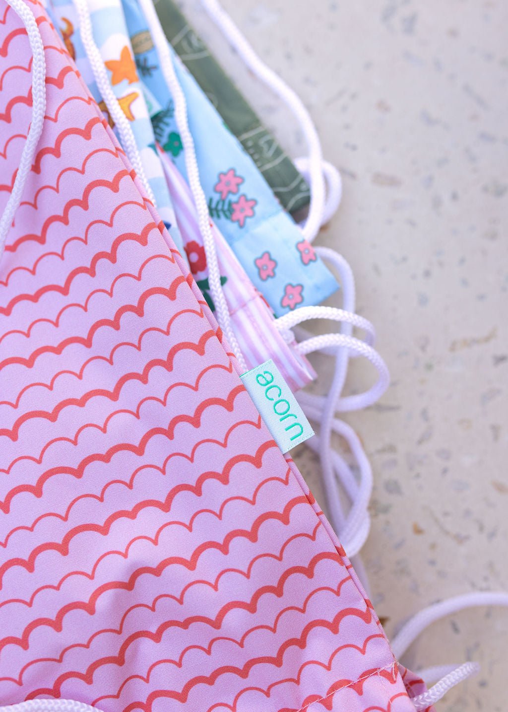 Pink Ripples Swim Bag - Acorn Kids Accessories