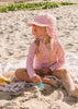 Pink Ripples Swim Flap Cap - Acorn Kids Accessories