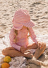 Pink Ripples Swim Flap Cap - Acorn Kids Accessories