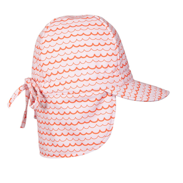 Pink Ripples Swim Flap Cap - Acorn Kids Accessories