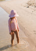 Pink Ripples Wide Brim Swim Hat - Acorn Kids Accessories