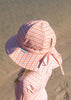 Pink Ripples Wide Brim Swim Hat - Acorn Kids Accessories