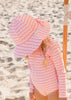 Pink Ripples Wide Brim Swim Hat - Acorn Kids Accessories