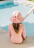 Pink Ripples Wide Brim Swim Hat - Acorn Kids Accessories