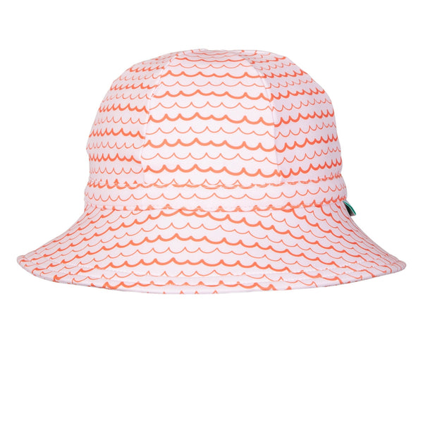 Pink Ripples Wide Brim Swim Hat - Acorn Kids Accessories