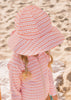 Pink Ripples Wide Brim Swim Hat - Acorn Kids Accessories