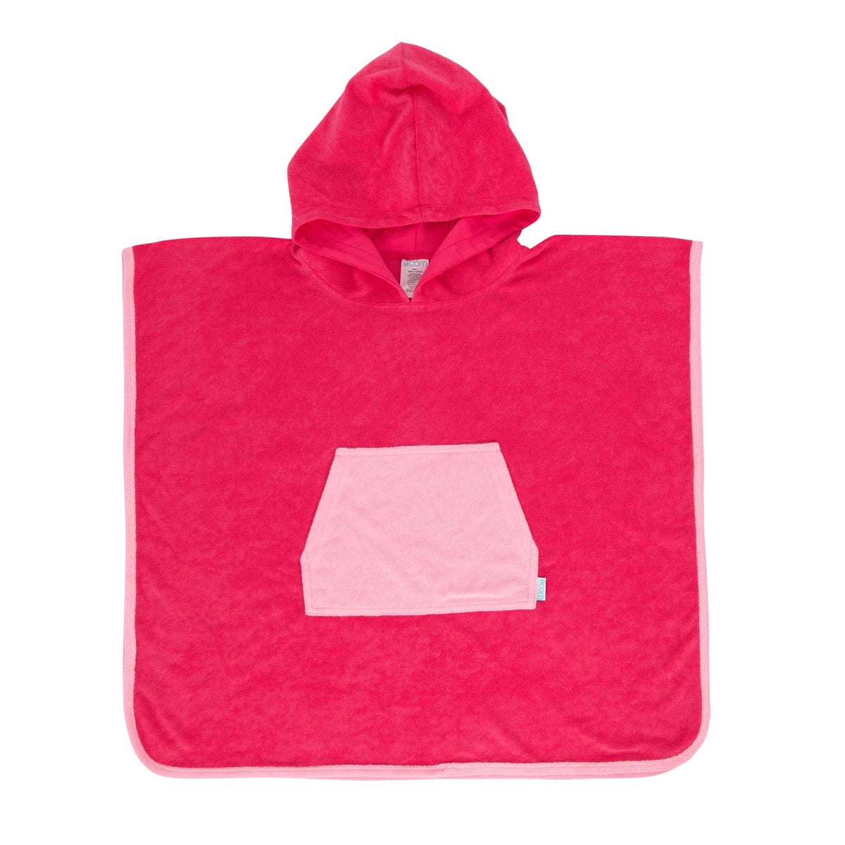 Terry Tots Hooded Towel, Pink Jacquard Bows main image 0