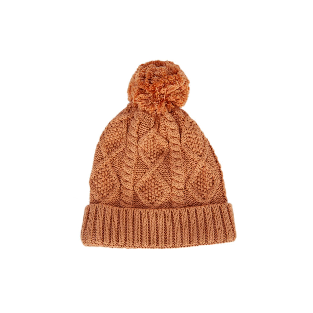 Prague Beanie Caramel - Acorn Kids Accessories