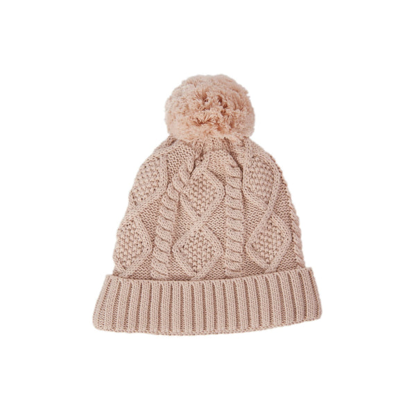Prague Beanie Natural - Acorn Kids Accessories