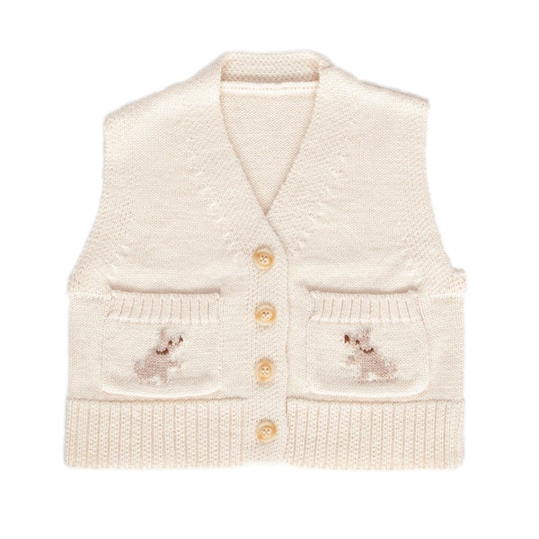 Puppy Dog Merino Vest - Acorn Kids Accessories