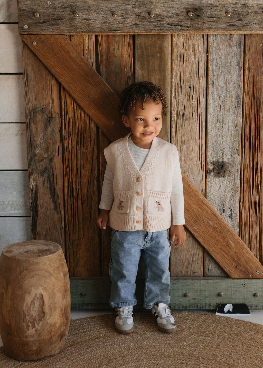 Puppy Dog Merino Vest - Acorn Kids Accessories