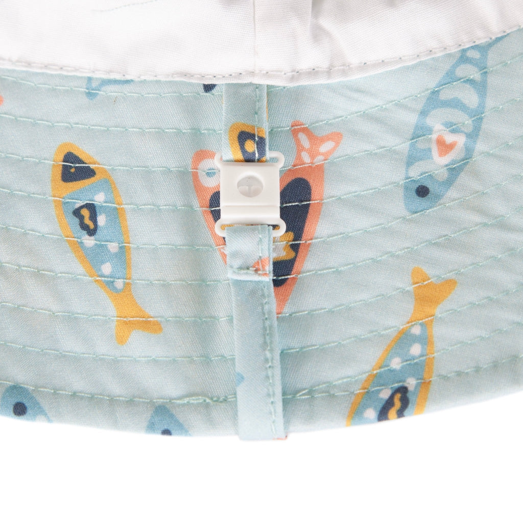 Rainbow Fish Wide Brim Bucket Hat - Acorn Kids Accessories