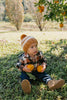 Retro Beanie Caramel & Cream - Acorn Kids Accessories
