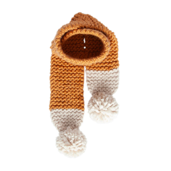 Retro Scarf Caramel & Cream - Acorn Kids Accessories