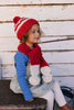 Retro Scarf Red & Cream - Acorn Kids Accessories