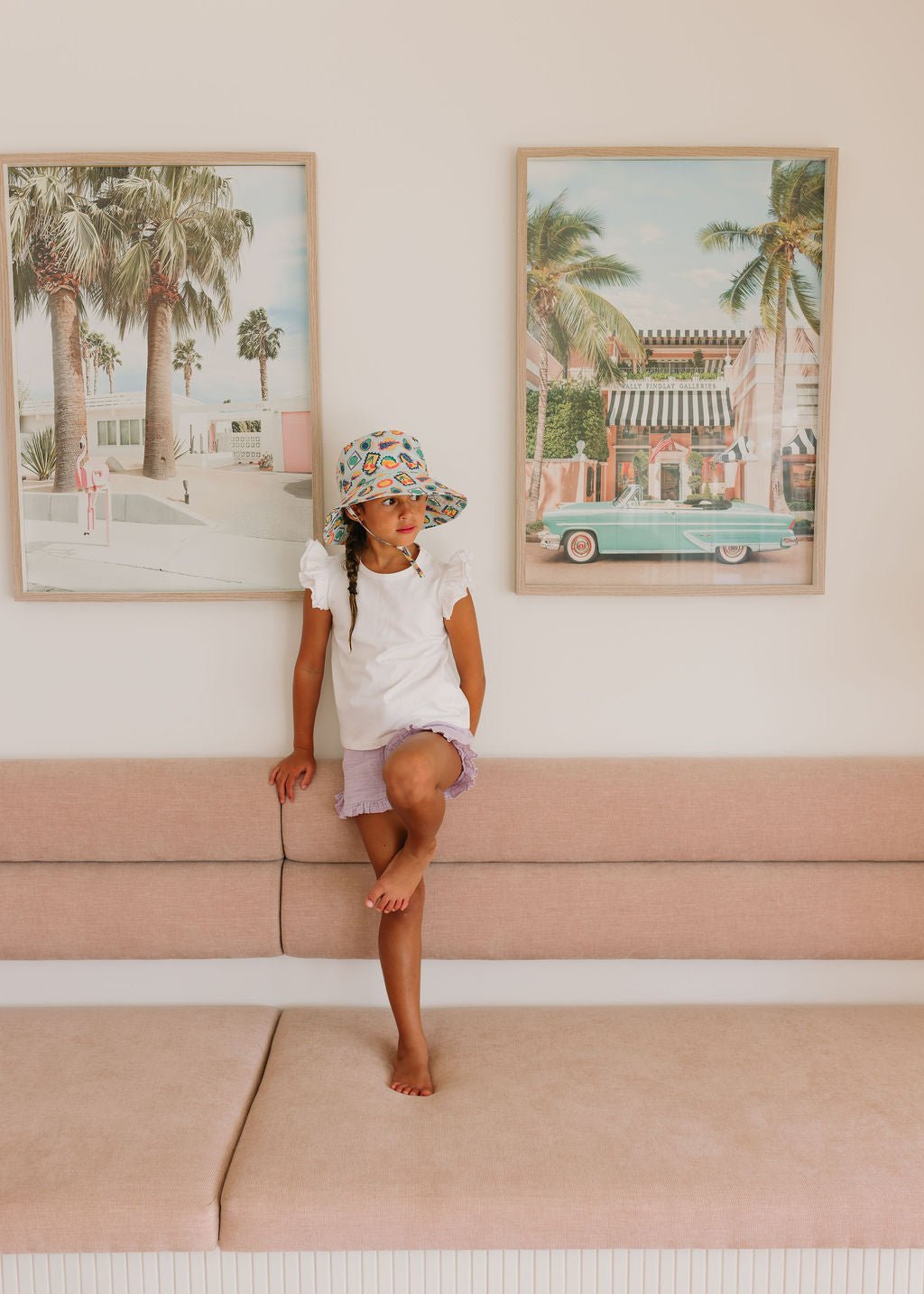 Road Trip Wide Brim Bucket Hat - Acorn Kids Accessories