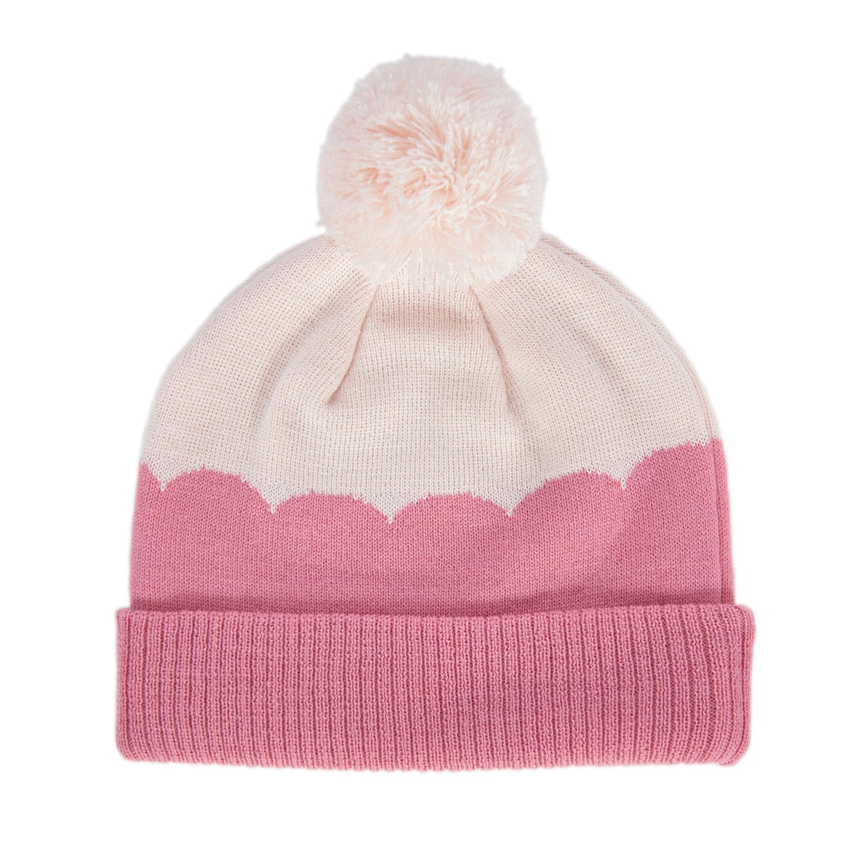 Acorn Rainbow Beanie - Cream