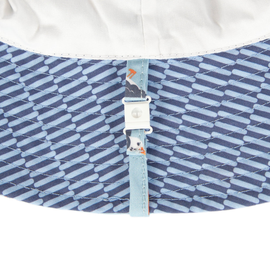 Seagulls Wide Brim Bucket Hat - Acorn Kids Accessories