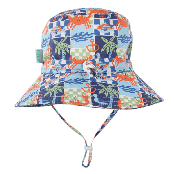 Seaside Wide Brim Bucket Hat - Acorn Kids Accessories