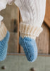 Springbud 100% Merino Booties Blue - Acorn Kids Accessories