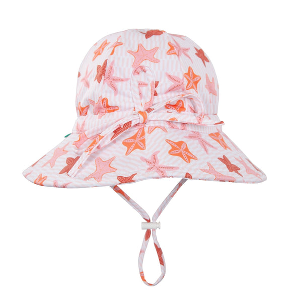 Starfish Wide Brim Swim Hat - Acorn Kids Accessories