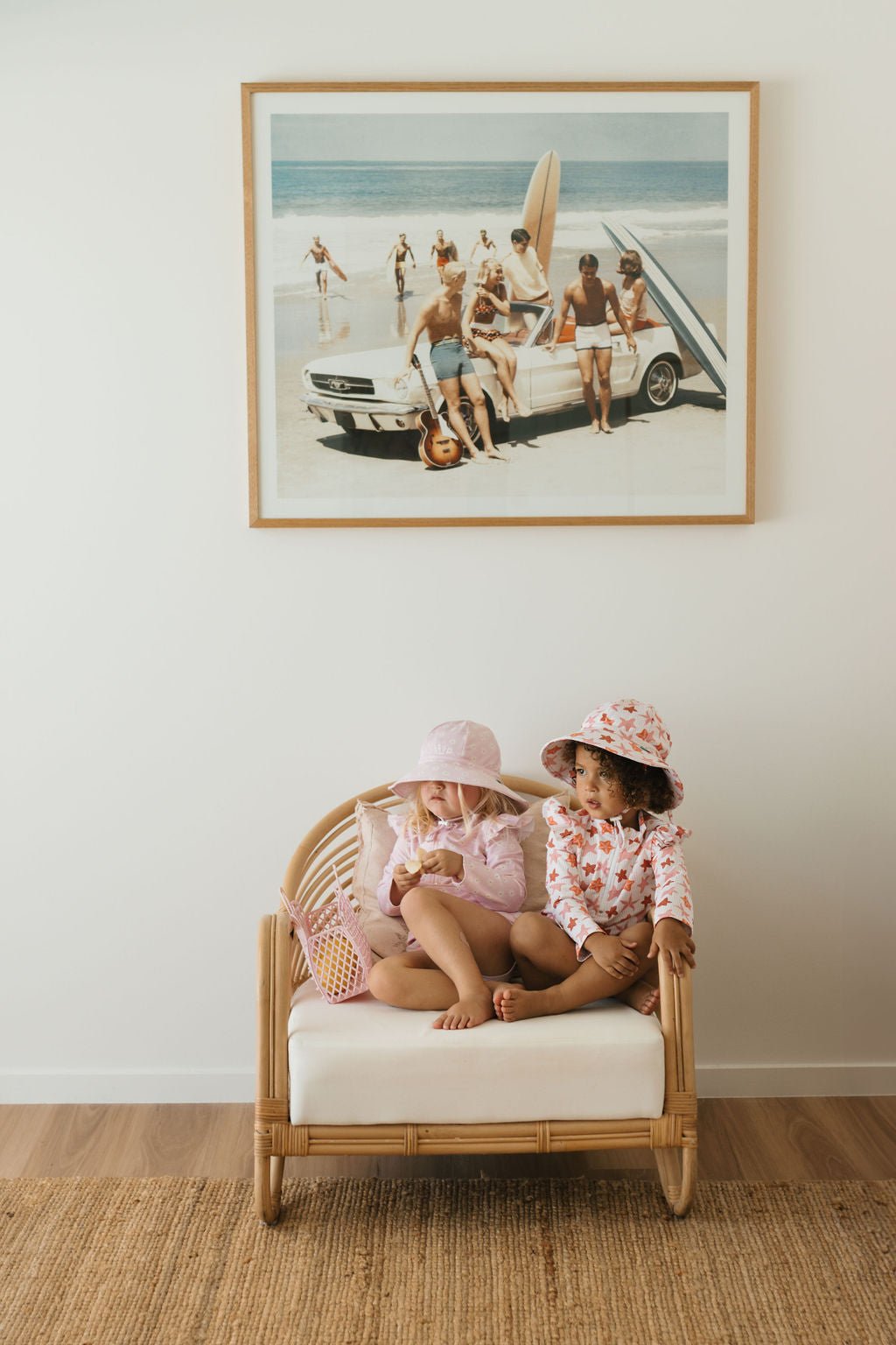 Starfish Wide Brim Swim Hat - Acorn Kids Accessories