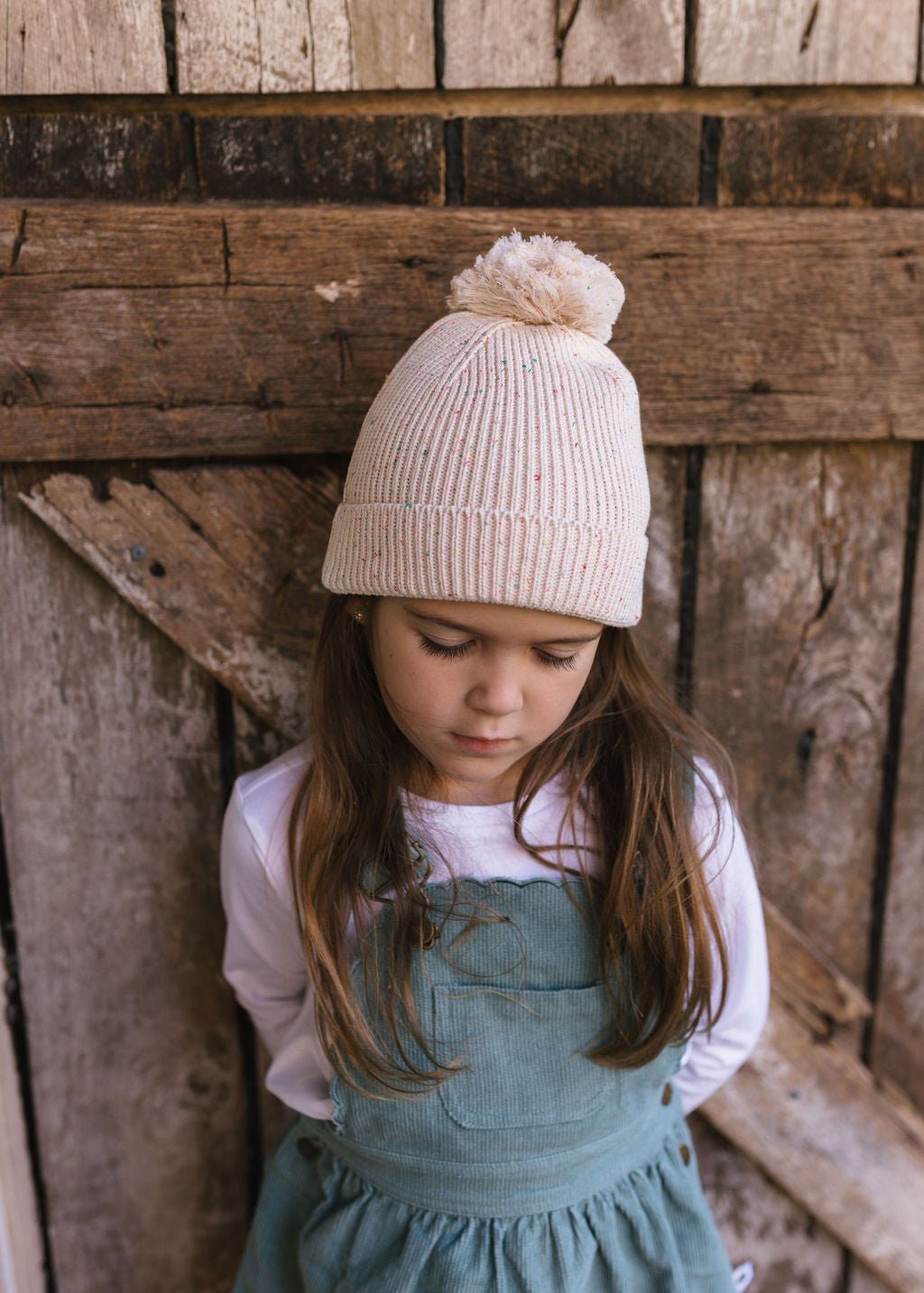 Stargaze Beanie Cream Speckle - Acorn Kids Accessories