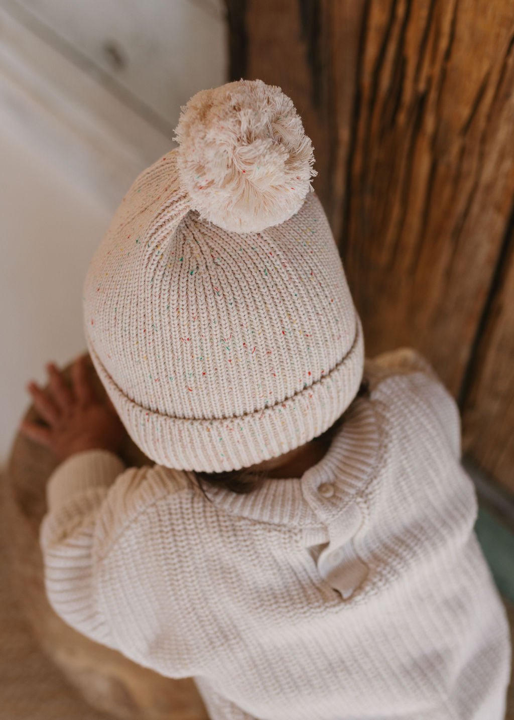 Stargaze Beanie Cream Speckle - Acorn Kids Accessories